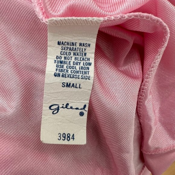 Vintage 60s Gilead Romantic Pink Lace Robe / Negligee Size S - Picture 11 of 12